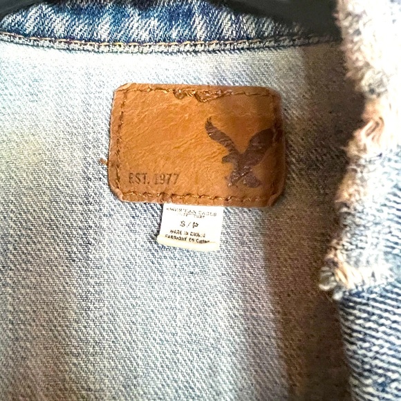 American Eagle oversized jean jacket - Picture 10 of 11